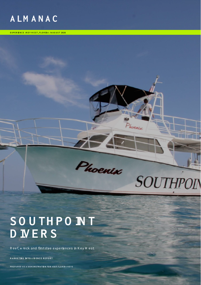 Original Southpoint Divers report cover