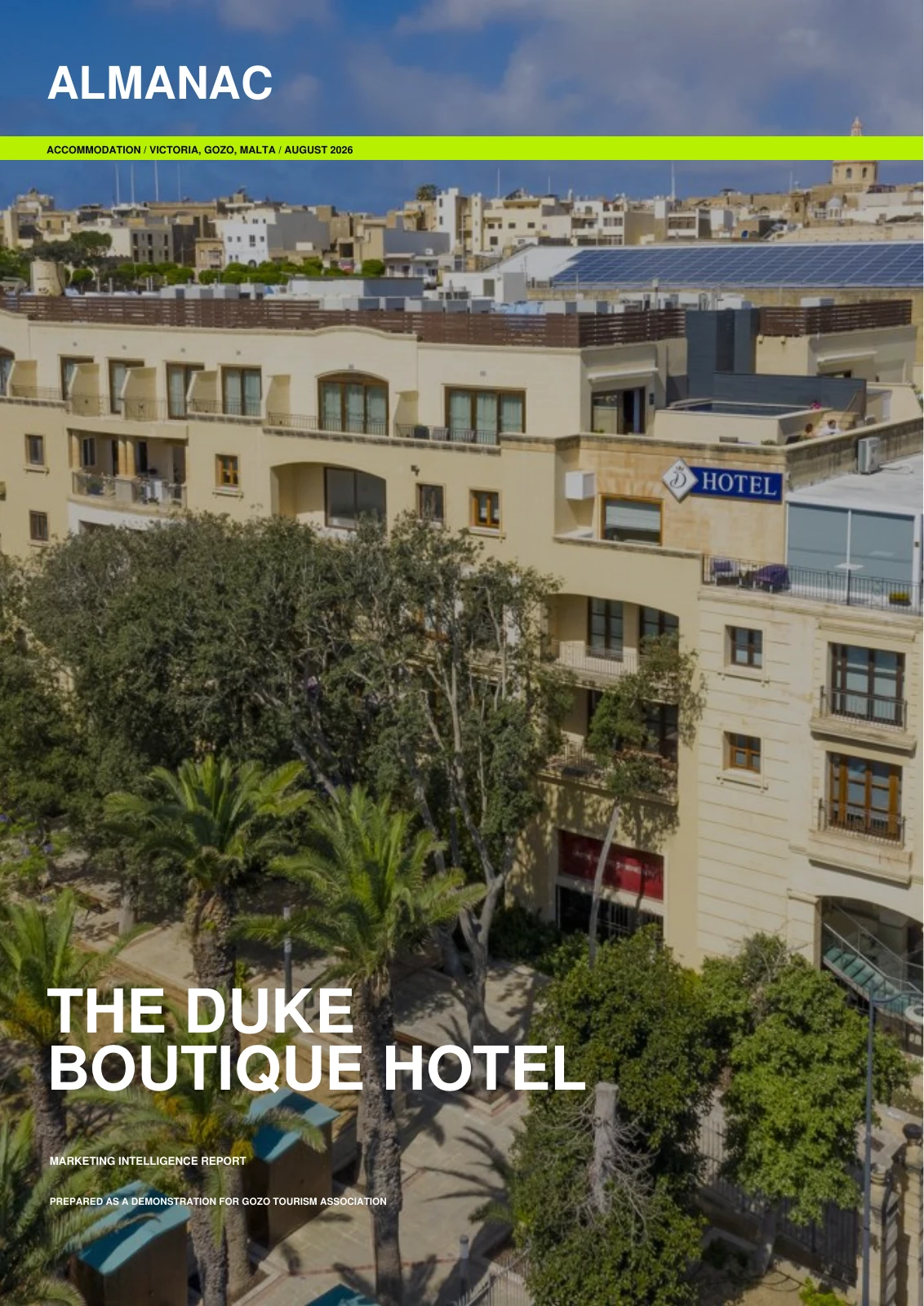 Original The Duke Boutique Hotel report cover