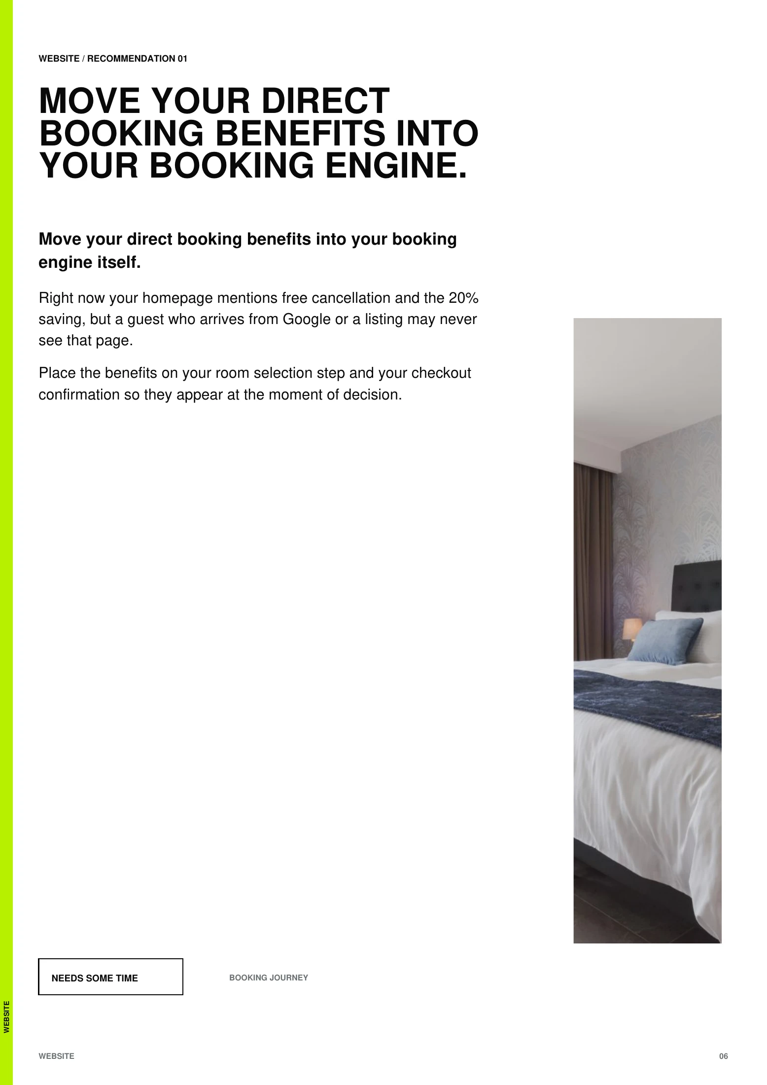 Original page 6 of the The Duke Boutique Hotel report